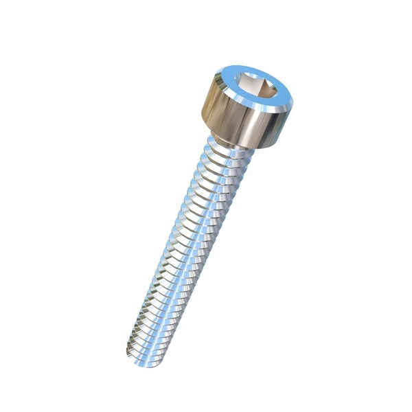 Allied Titanium #6-32 Socket Head Cap Screw, Socket, Plain Titanium, 1 in Length 0016960 - main
